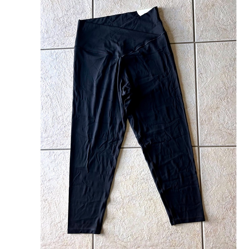 OFFLINE by Aerie Real Me Black Crossover High Rise 7/8 Leggings XL Short NWT